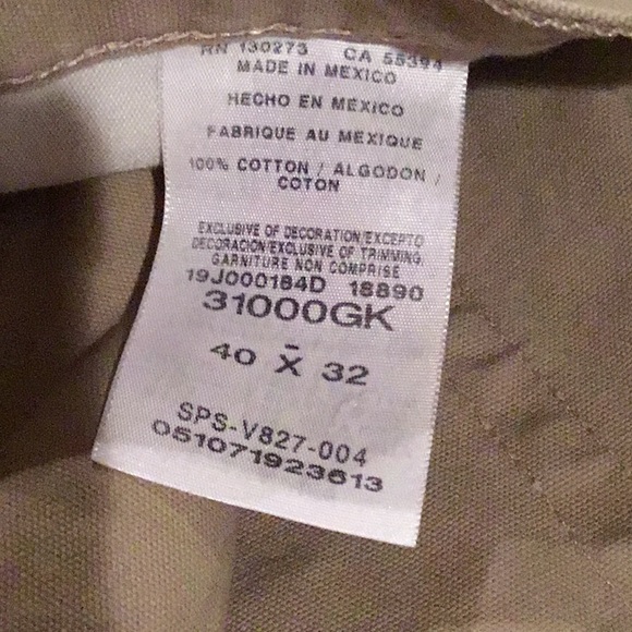 Mens Tan Wrangler. 40 by 32. Tan - Picture 7 of 8